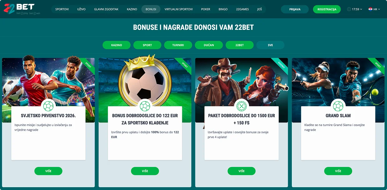 22Bet casino
